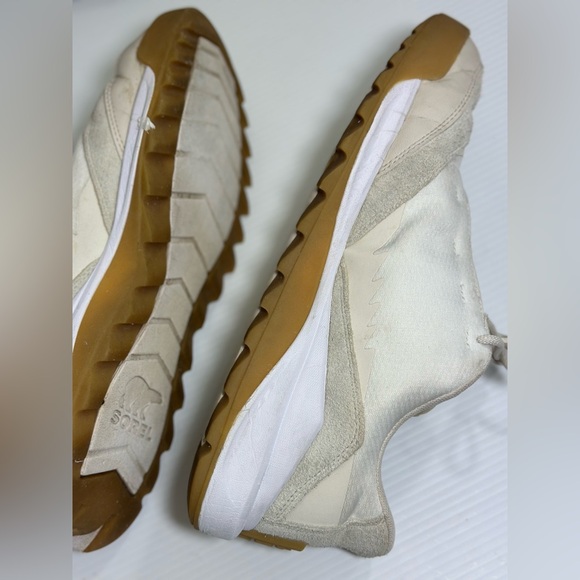 Sorel ONA 718 Mens LaceUp Sneakers Style NM4800-125 Size 13 Tan & White main image 4